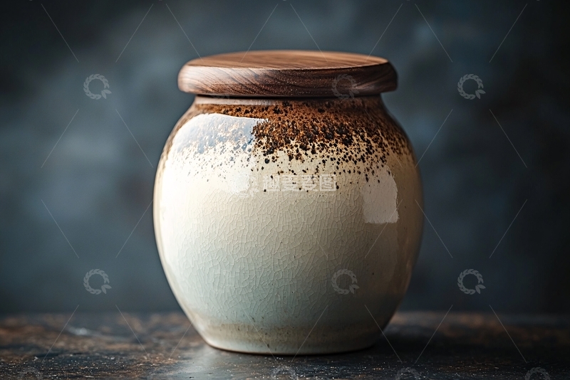 高清大图下载【趣麦麦图】陶瓷罐