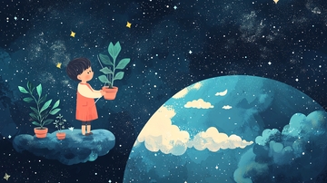 太空女孩种树