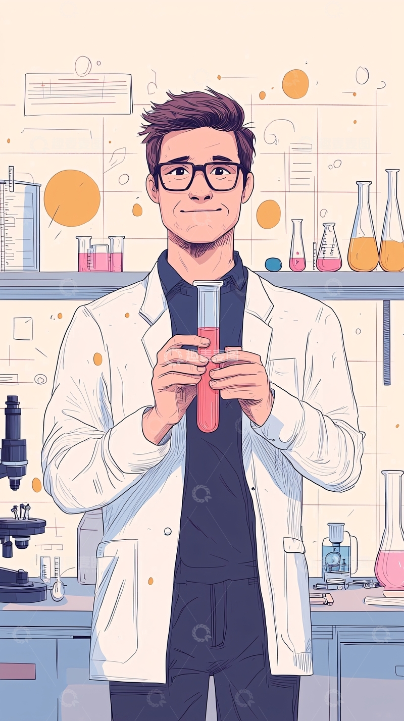 高清大图下载【趣麦麦图】科学家