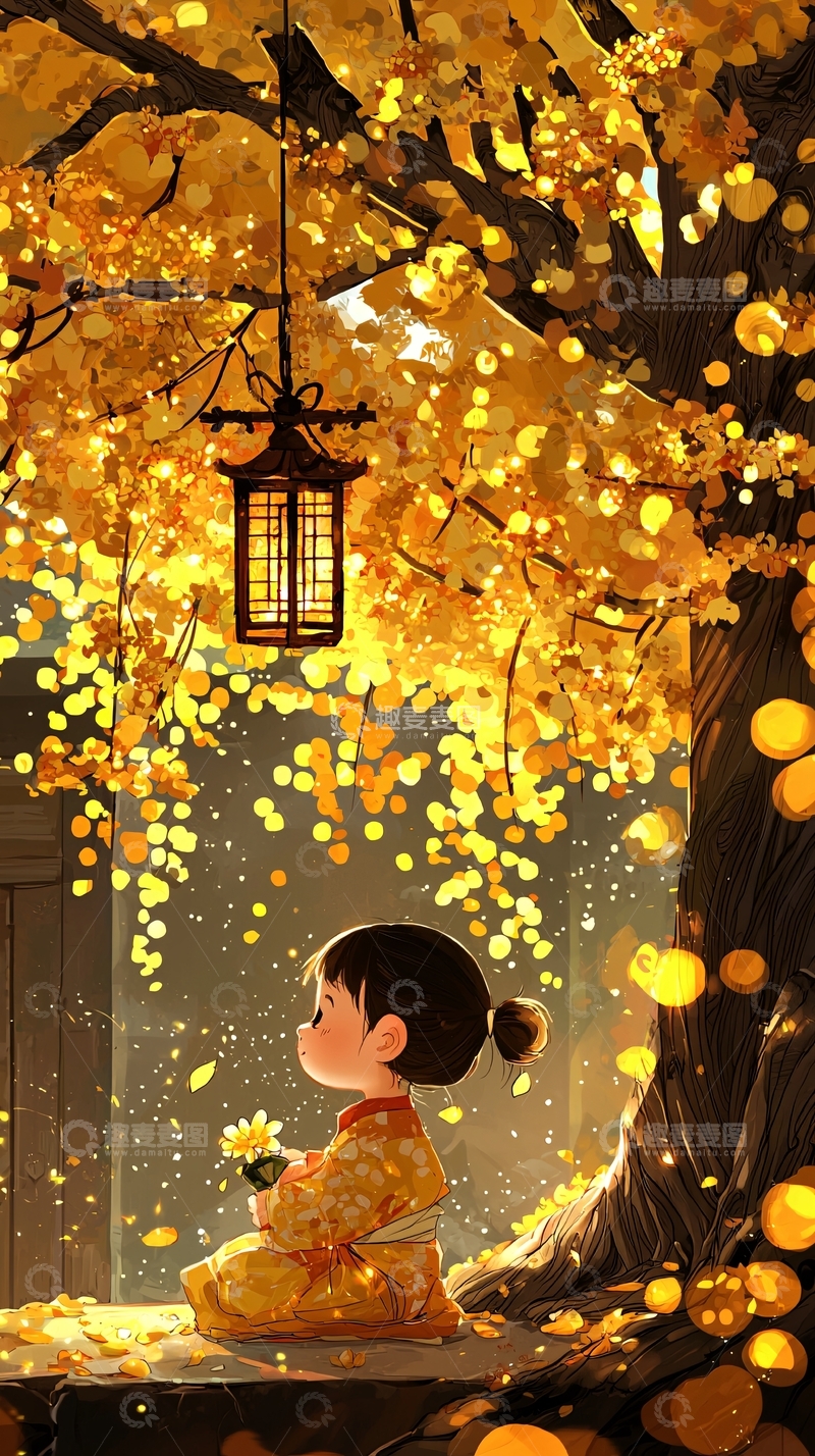 高清大图下载【趣麦麦图】金秋少女