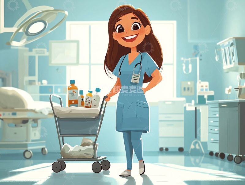 高清大图下载【趣麦麦图】护士