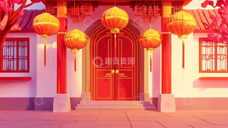 高清大图下载【趣麦麦图】中式建筑