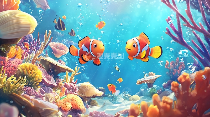 高清大图下载【趣麦麦图】海底世界