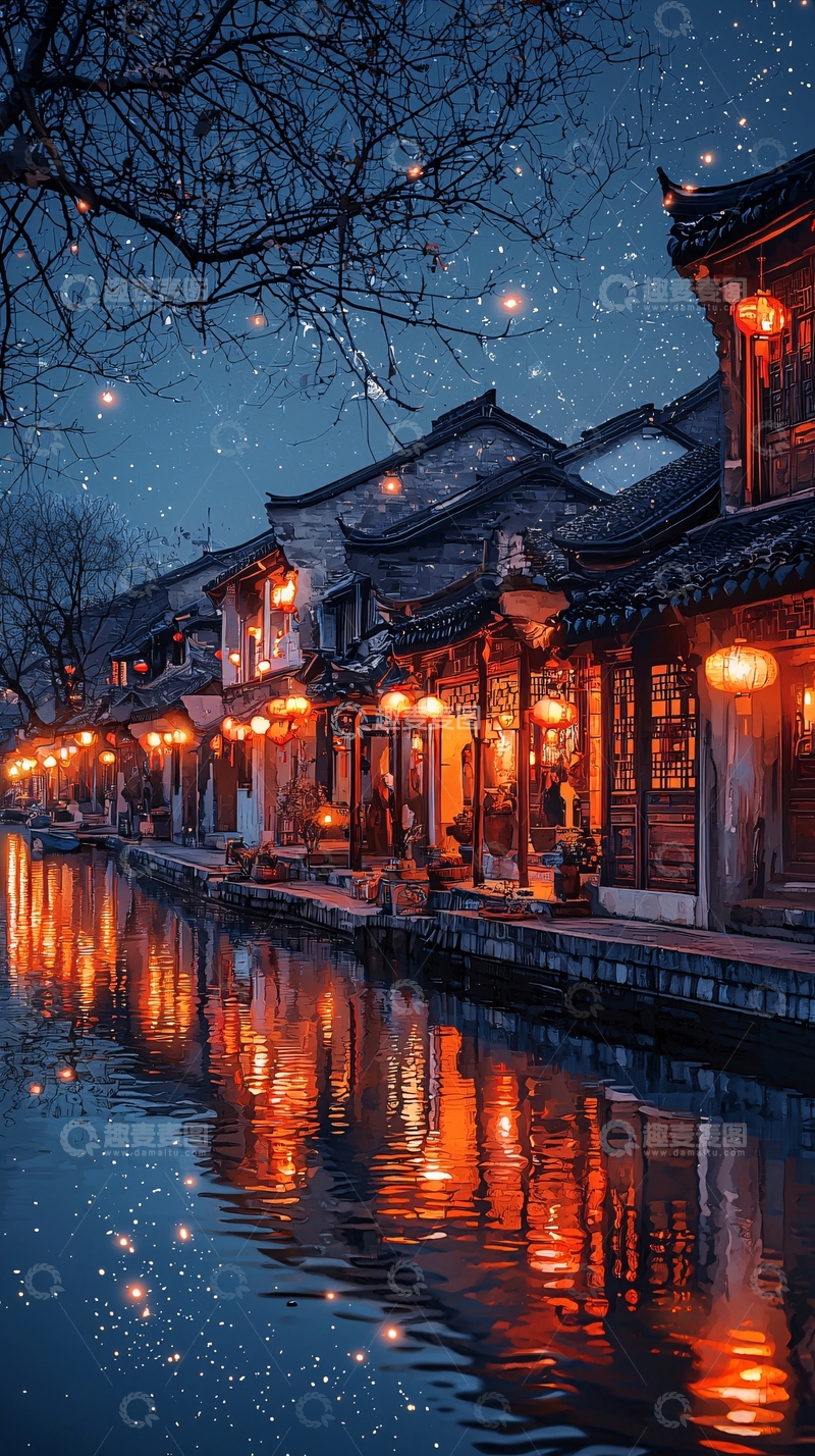 高清大图下载【趣麦麦图】夜景