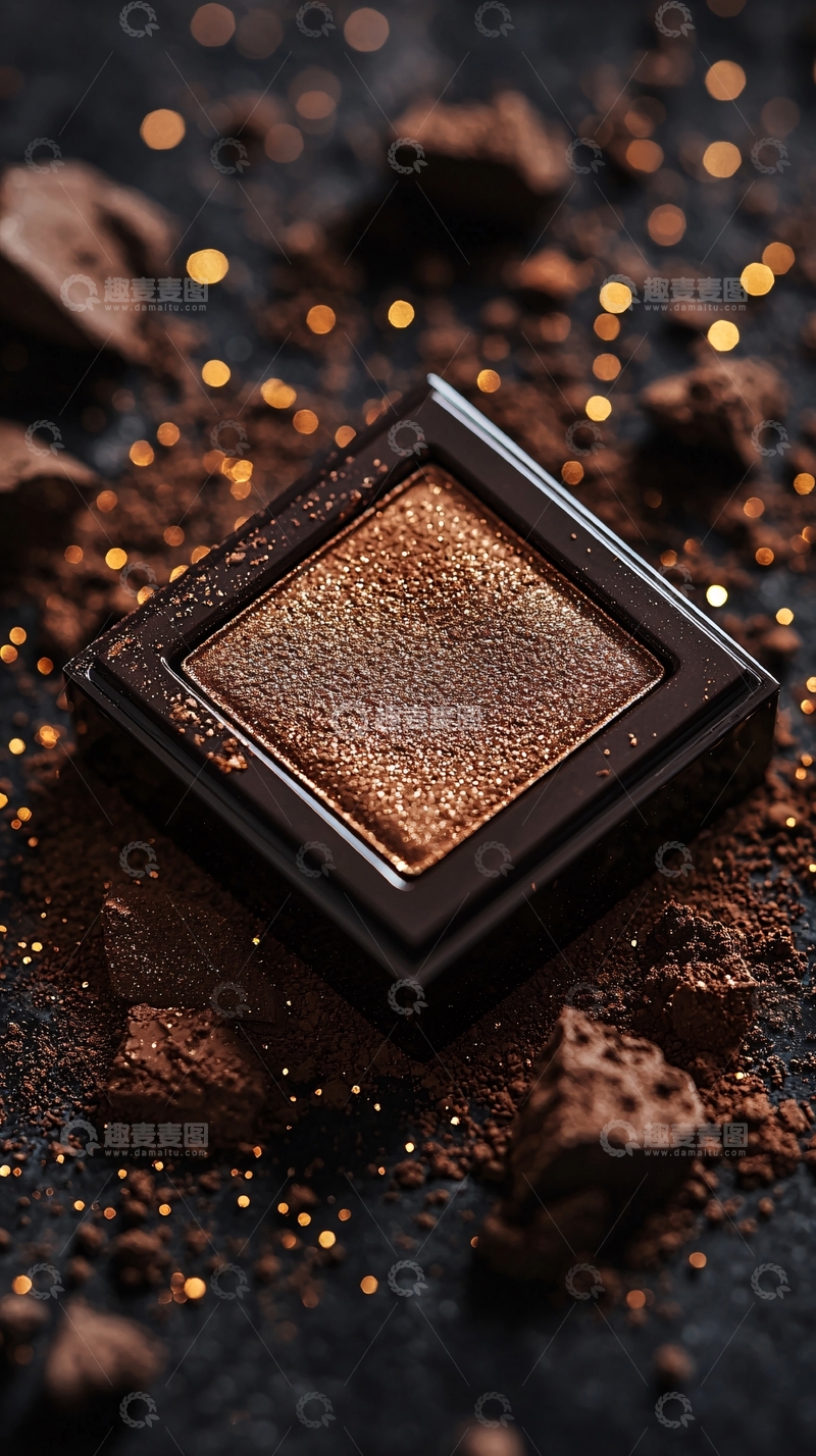 高清大图下载【趣麦麦图】巧克力色眼影