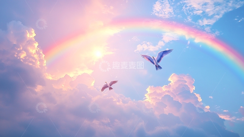 高清大图下载【趣麦麦图】彩虹