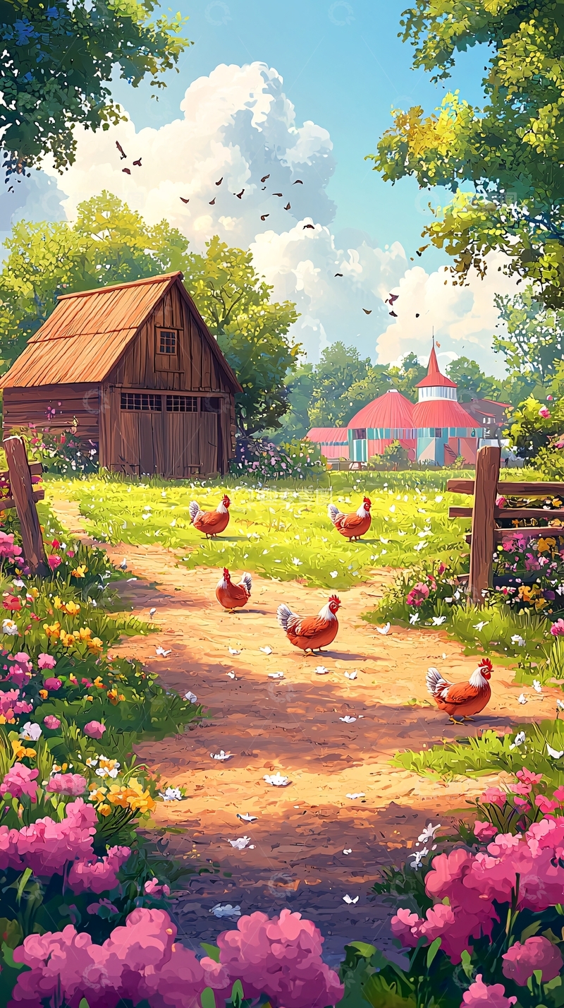 高清大图下载【趣麦麦图】田园风光244