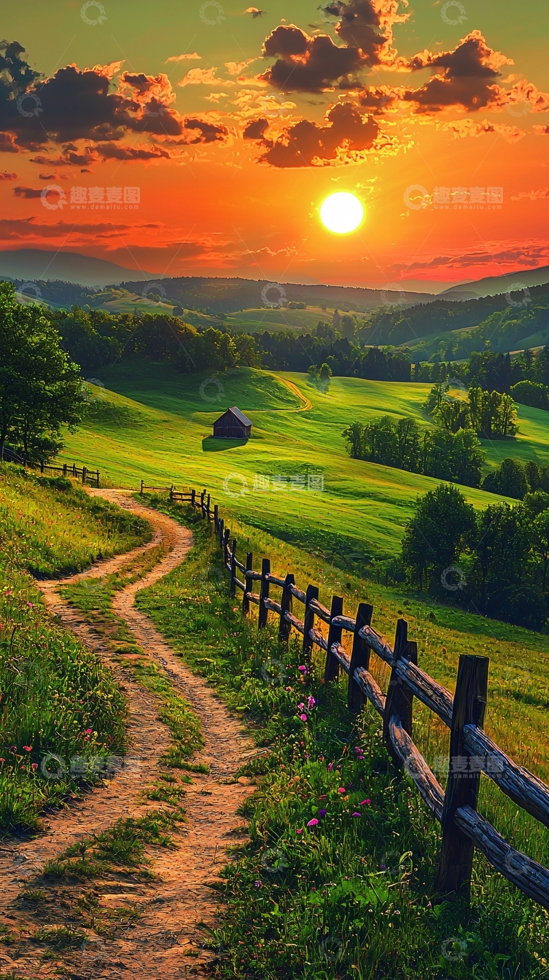 高清大图下载【趣麦麦图】乡村田园风光