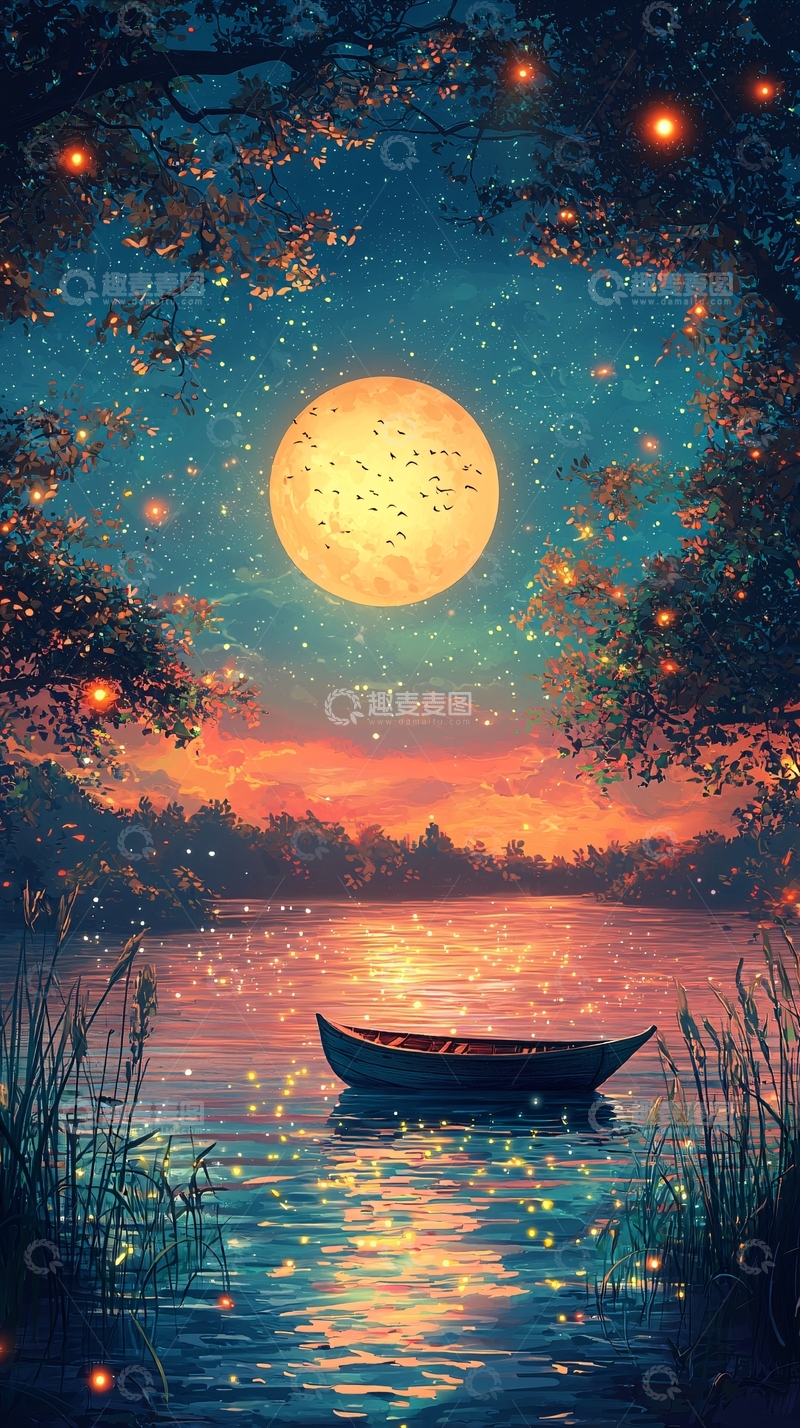高清大图下载【趣麦麦图】梦幻星空