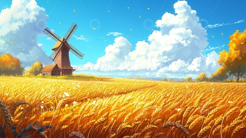 高清大图下载【趣麦麦图】田园风光242