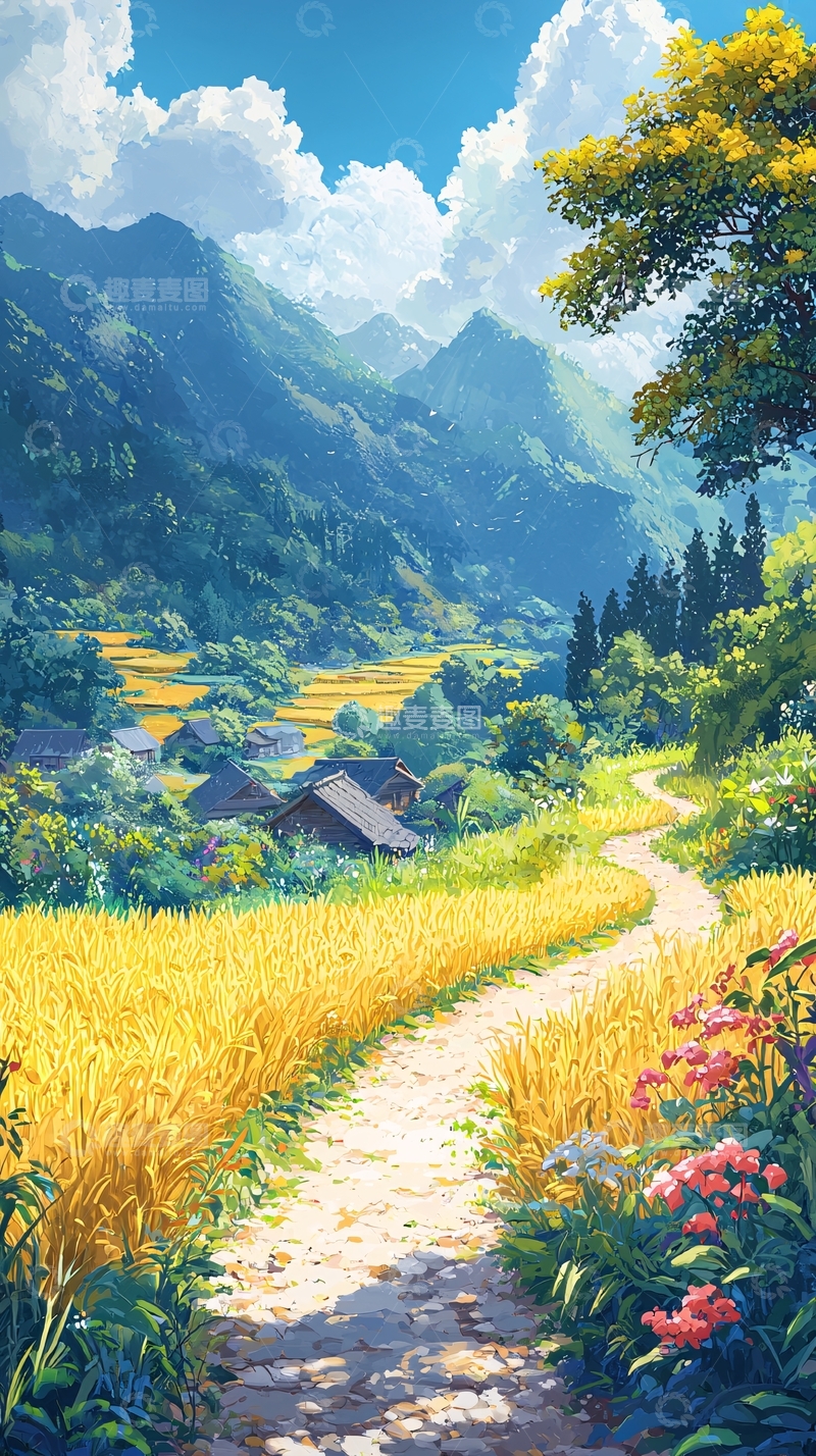 高清大图下载【趣麦麦图】田园风光247