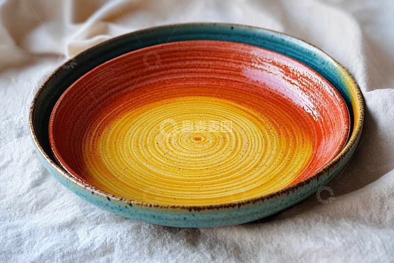 高清大图下载【趣麦麦图】彩色渐变陶瓷碗