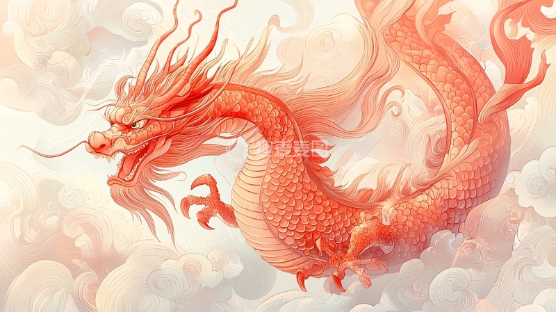 高清大图下载【趣麦麦图】红龙