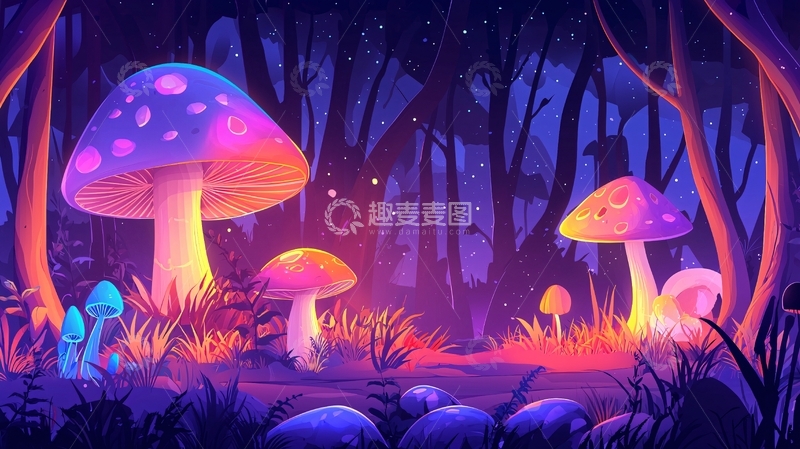 高清大图下载【趣麦麦图】梦幻森林