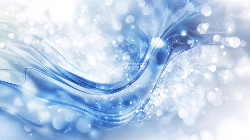 高清大图下载【趣麦麦图】蓝色水波纹背景