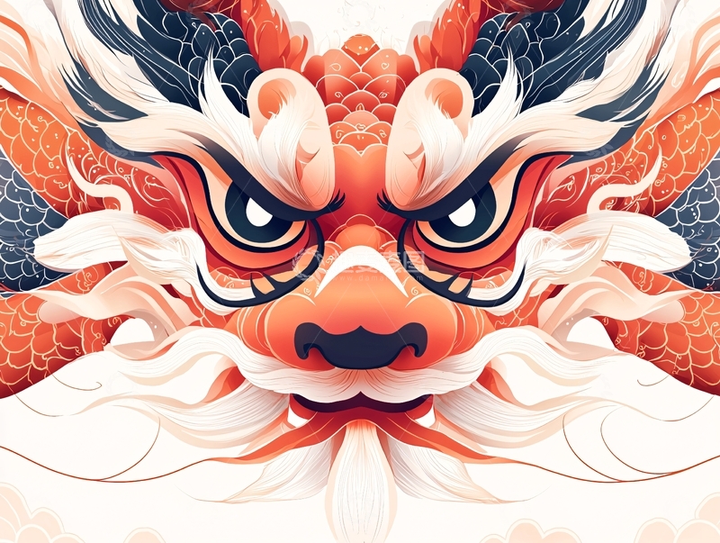 高清大图下载【趣麦麦图】祥瑞龙纹图案