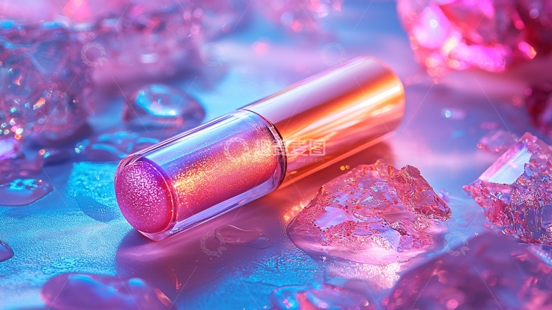 高清大图下载【趣麦麦图】粉色唇膏