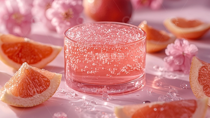 高清大图下载【趣麦麦图】粉色果冻