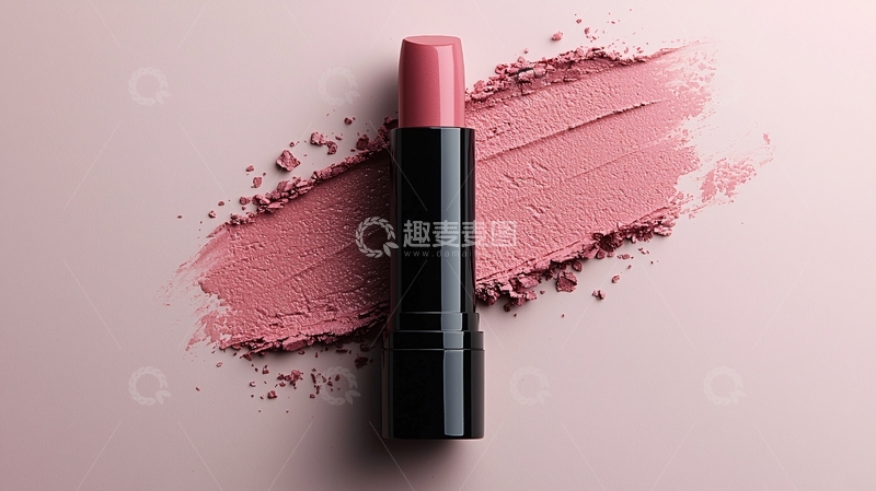 高清大图下载【趣麦麦图】粉色口红