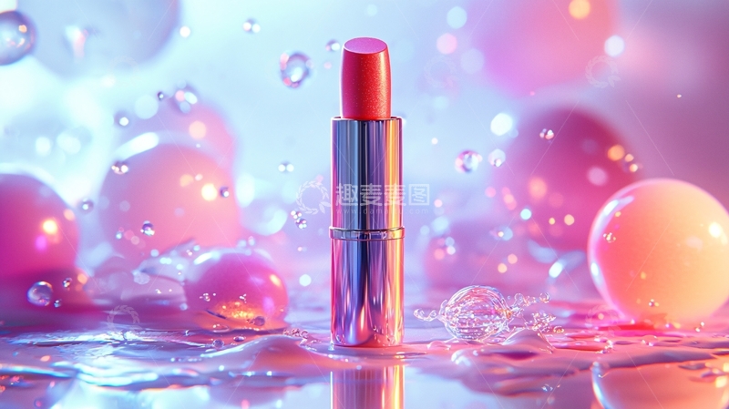 高清大图下载【趣麦麦图】粉色系口红