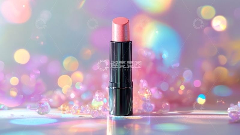 高清大图下载【趣麦麦图】粉色口红