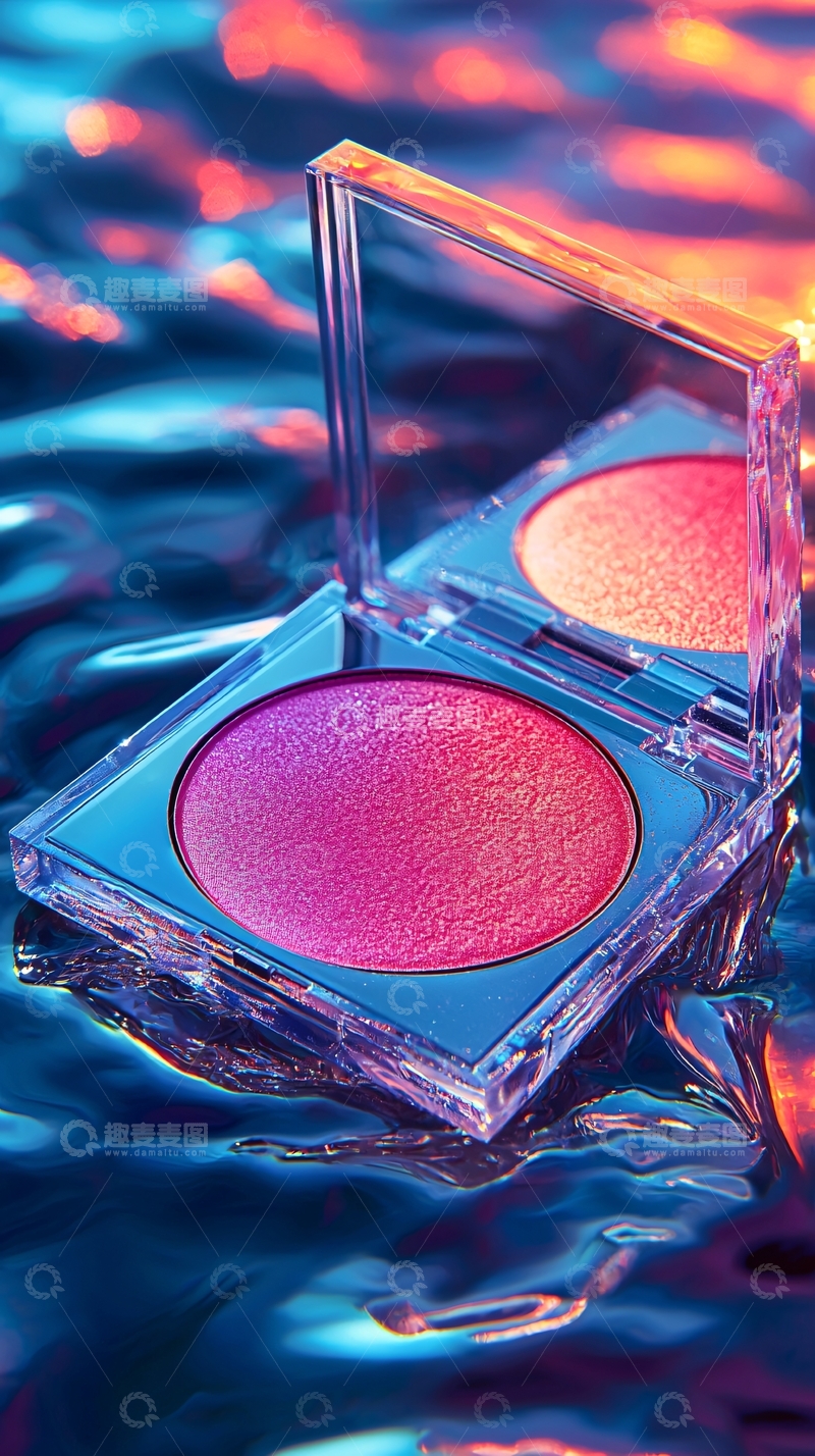 高清大图下载【趣麦麦图】透明盒子腮红