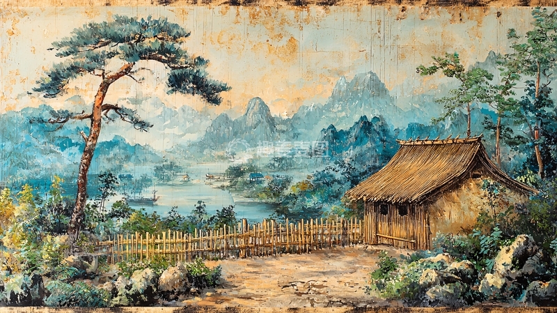 高清大图下载【趣麦麦图】水墨画风景