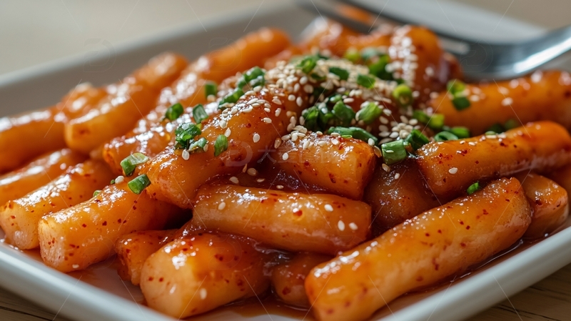 高清大图下载【趣麦麦图】美味辣炒年糕