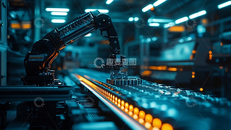 高清大图下载【趣麦麦图】工业机器人