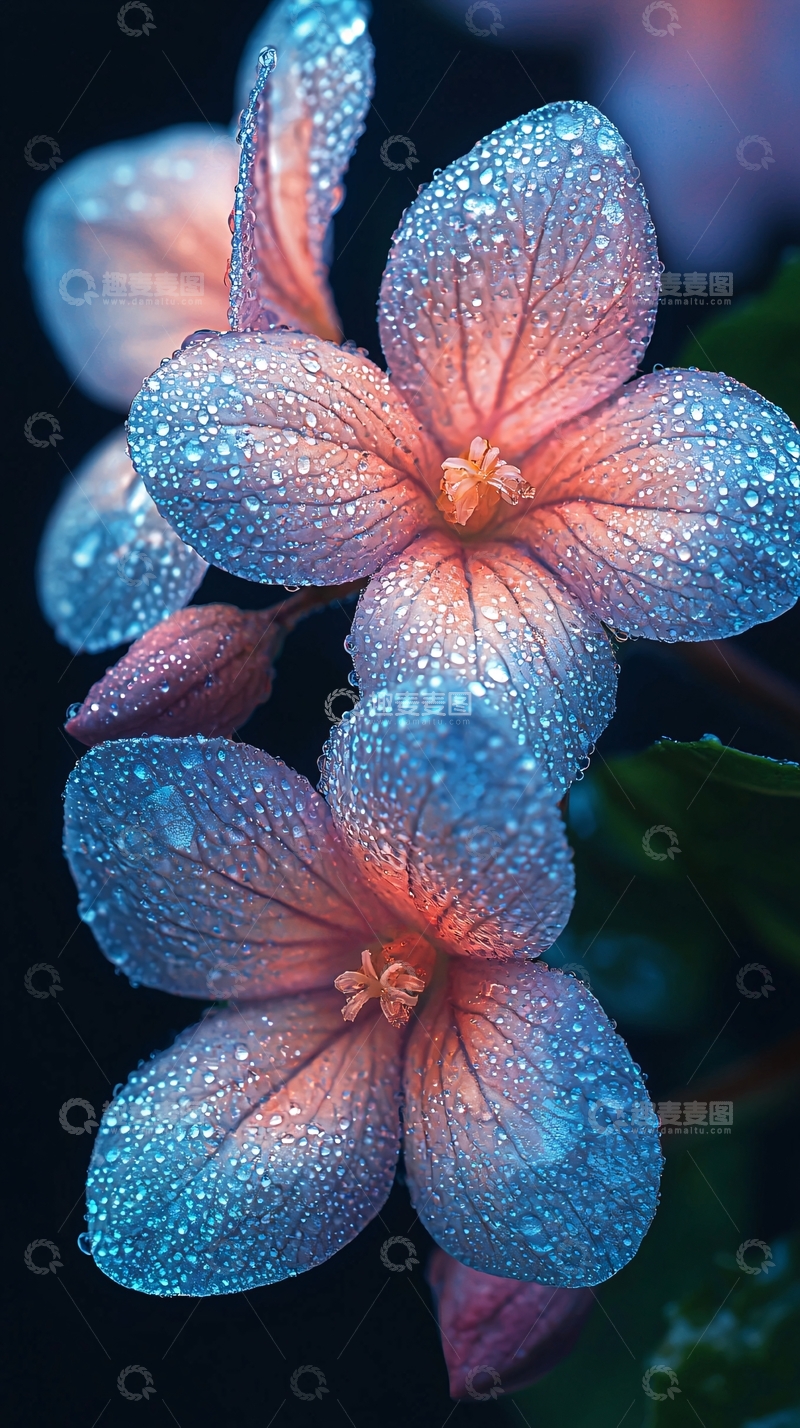 高清大图下载【趣麦麦图】雨露花瓣