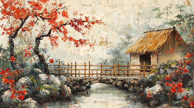 高清大图下载【趣麦麦图】风景油画