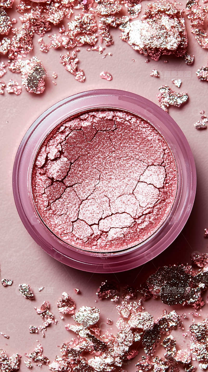 高清大图下载【趣麦麦图】粉色眼影