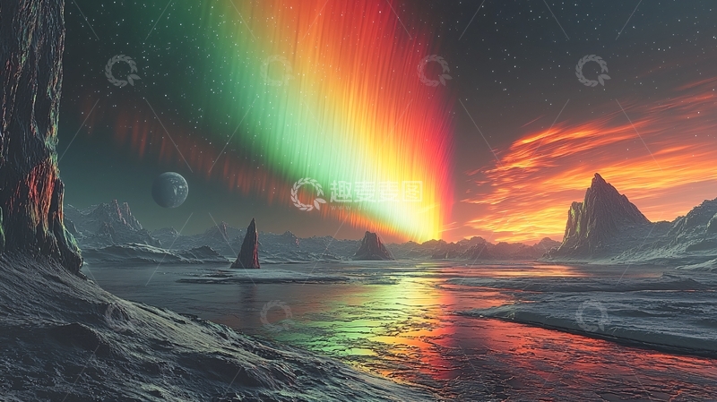 高清大图下载【趣麦麦图】极光