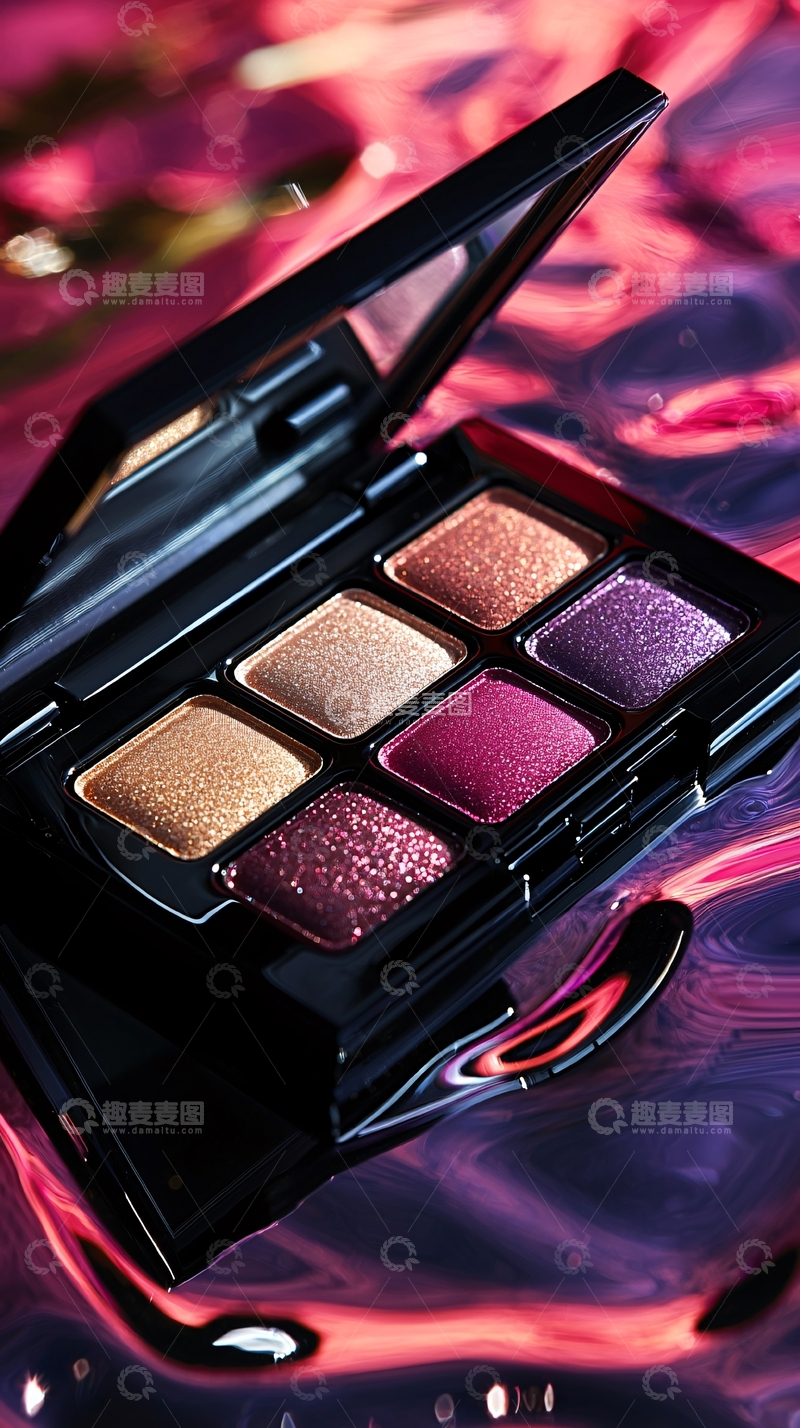 高清大图下载【趣麦麦图】眼影盘特写