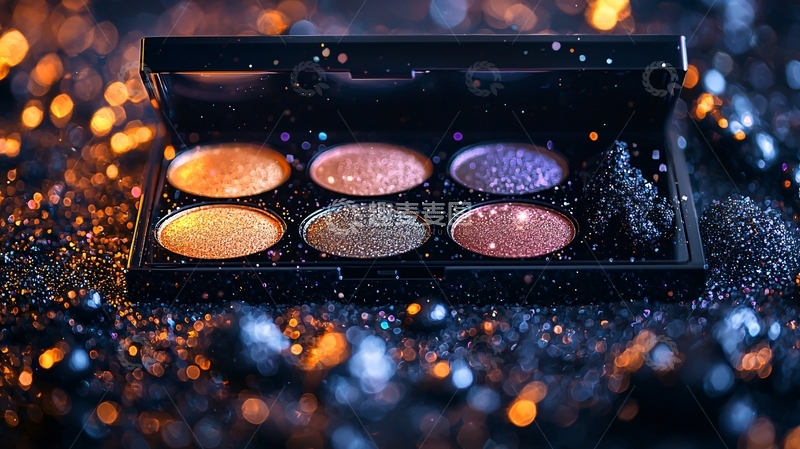 高清大图下载【趣麦麦图】闪耀眼影盘