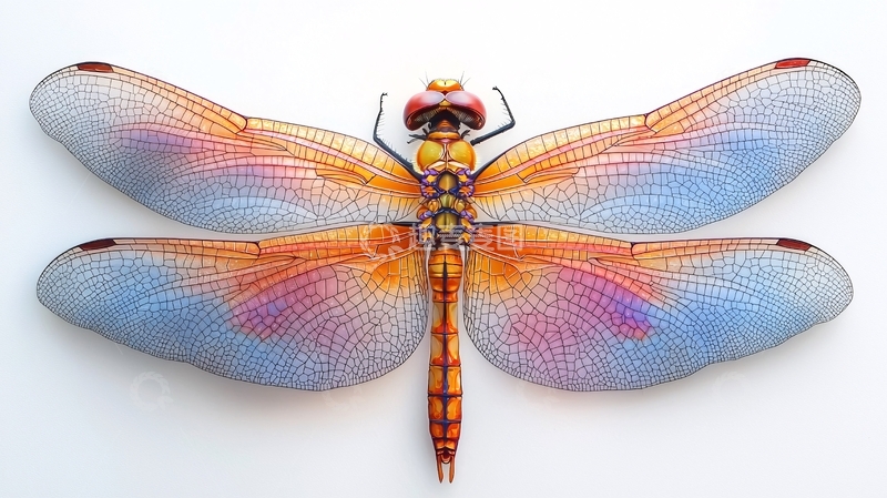 高清大图下载【趣麦麦图】红蜻蜓高清特写