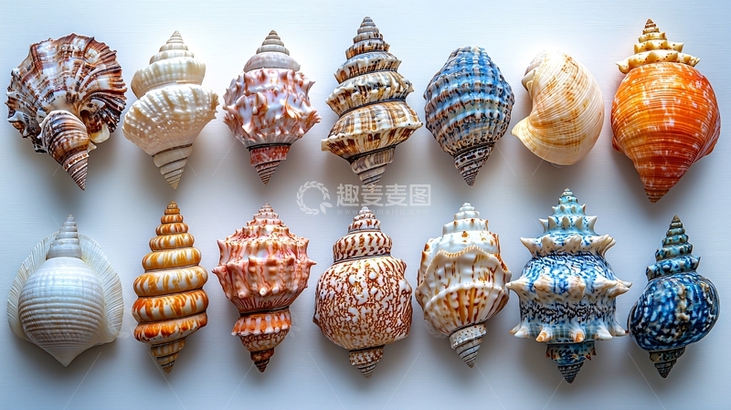 高清大图下载【趣麦麦图】贝壳