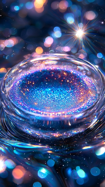 梦幻星空玻璃球