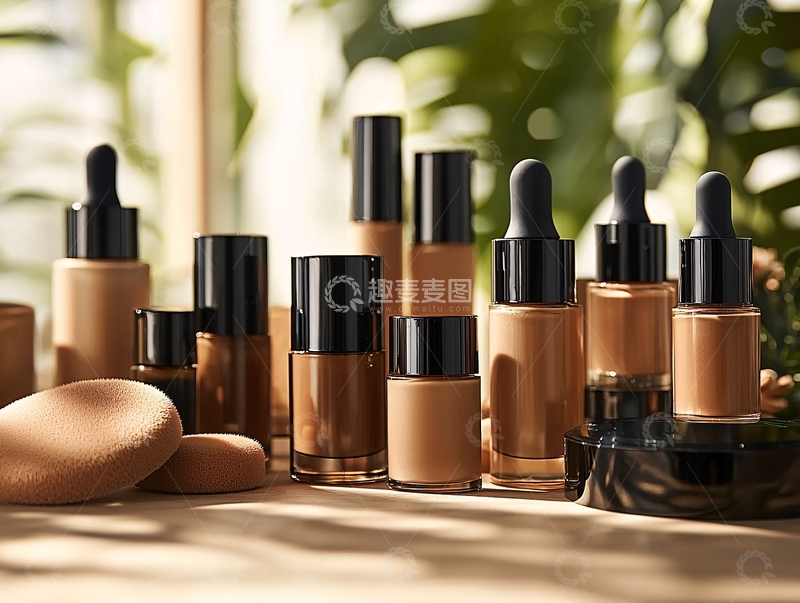 高清大图下载【趣麦麦图】多种色号液体粉底液