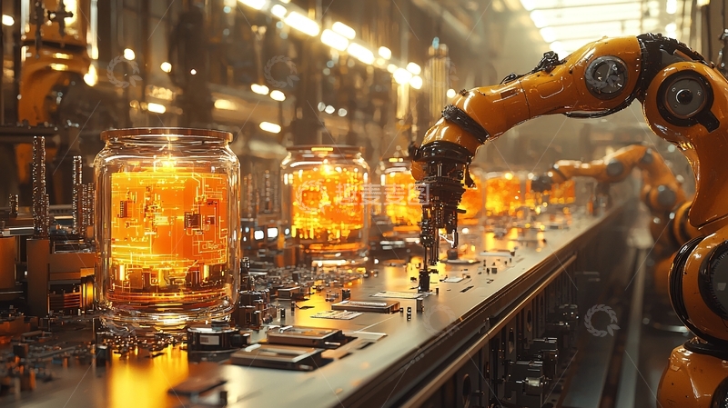 高清大图下载【趣麦麦图】工业自动化生产线16