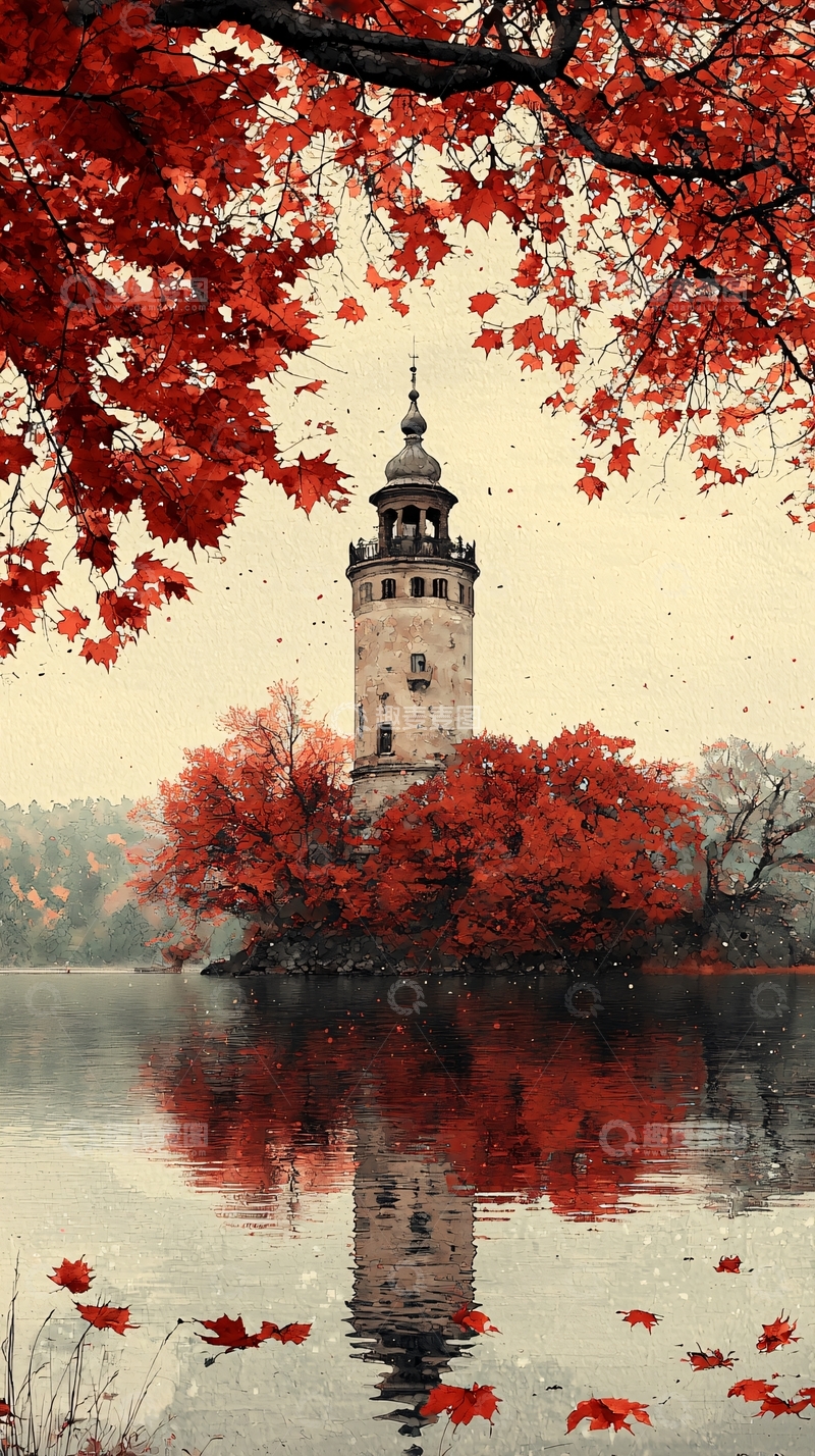 高清大图下载【趣麦麦图】红叶秋景