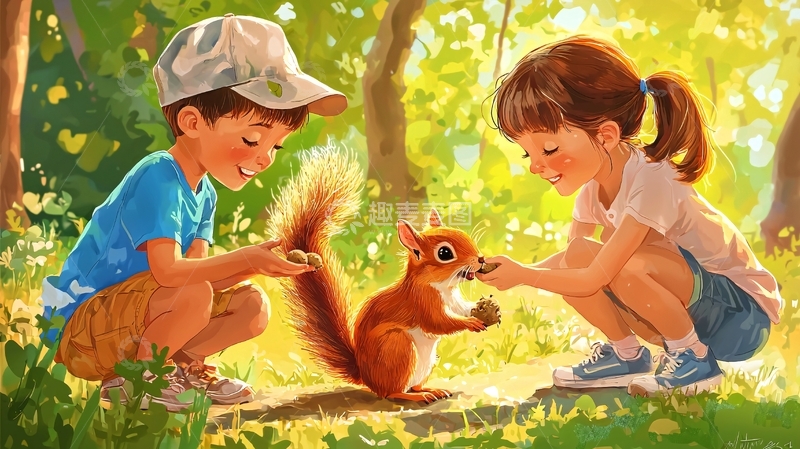 高清大图下载【趣麦麦图】阳光下