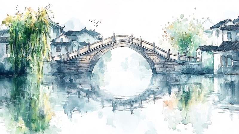 高清大图下载【趣麦麦图】水墨江南