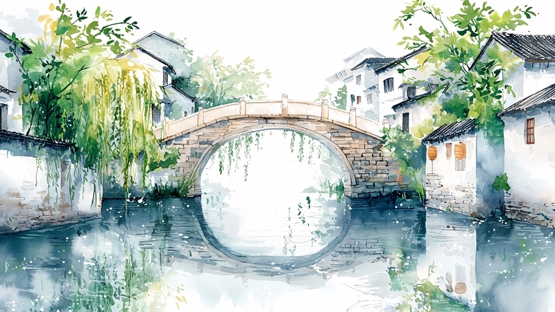 高清大图下载【趣麦麦图】水墨江南