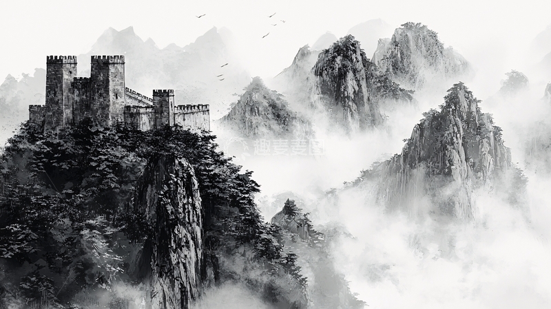 高清大图下载【趣麦麦图】水墨画