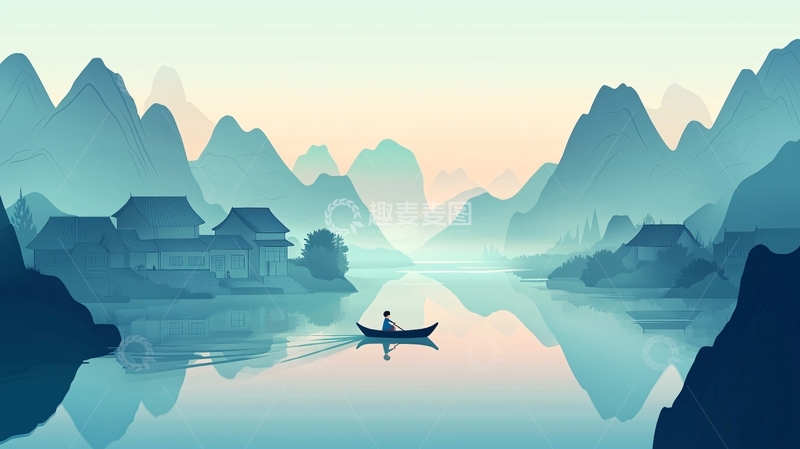 高清大图下载【趣麦麦图】水墨画