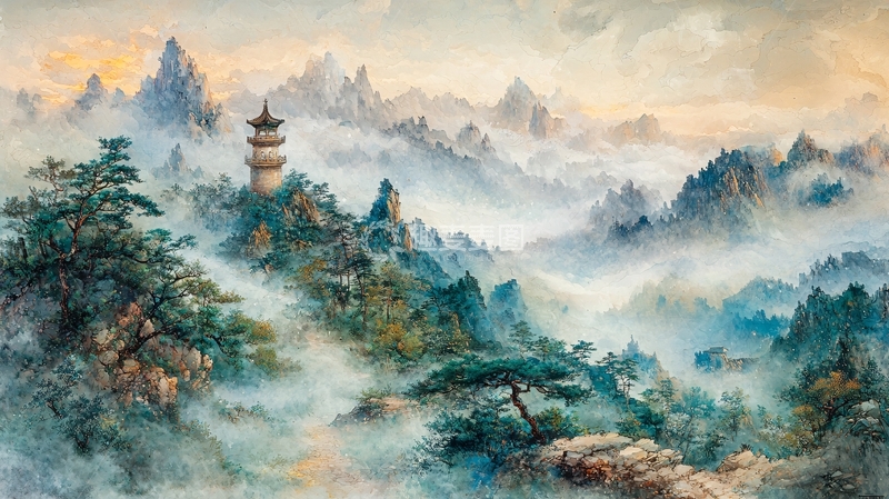 高清大图下载【趣麦麦图】水墨画