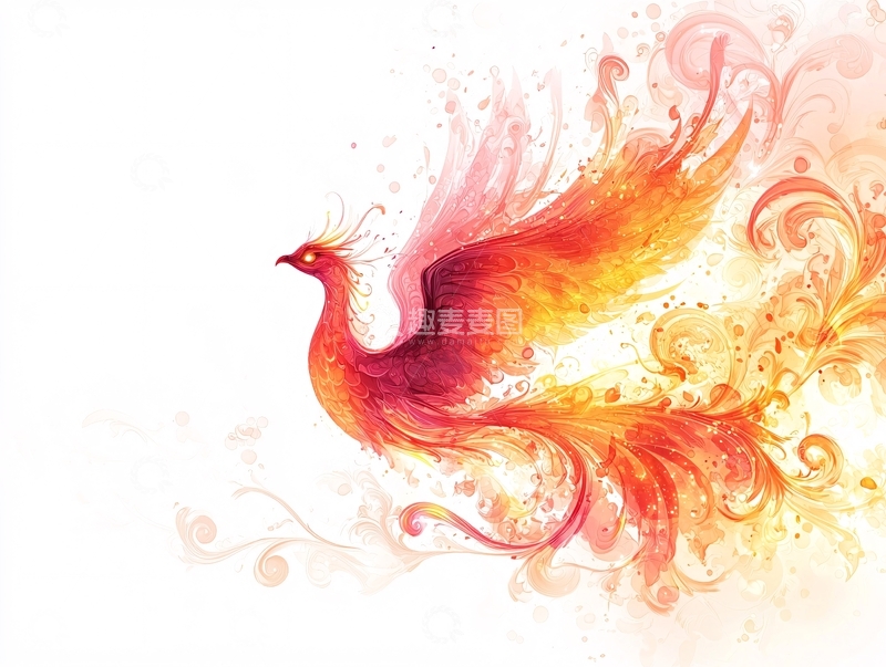 高清大图下载【趣麦麦图】火凤凰