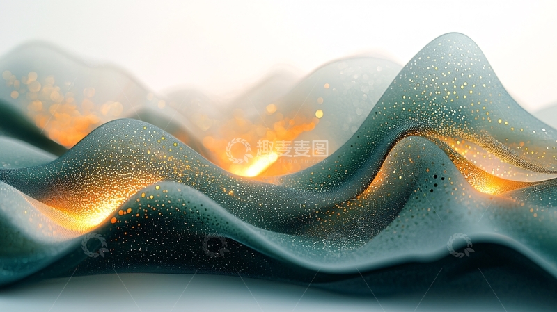 高清大图下载【趣麦麦图】抽象波浪纹理