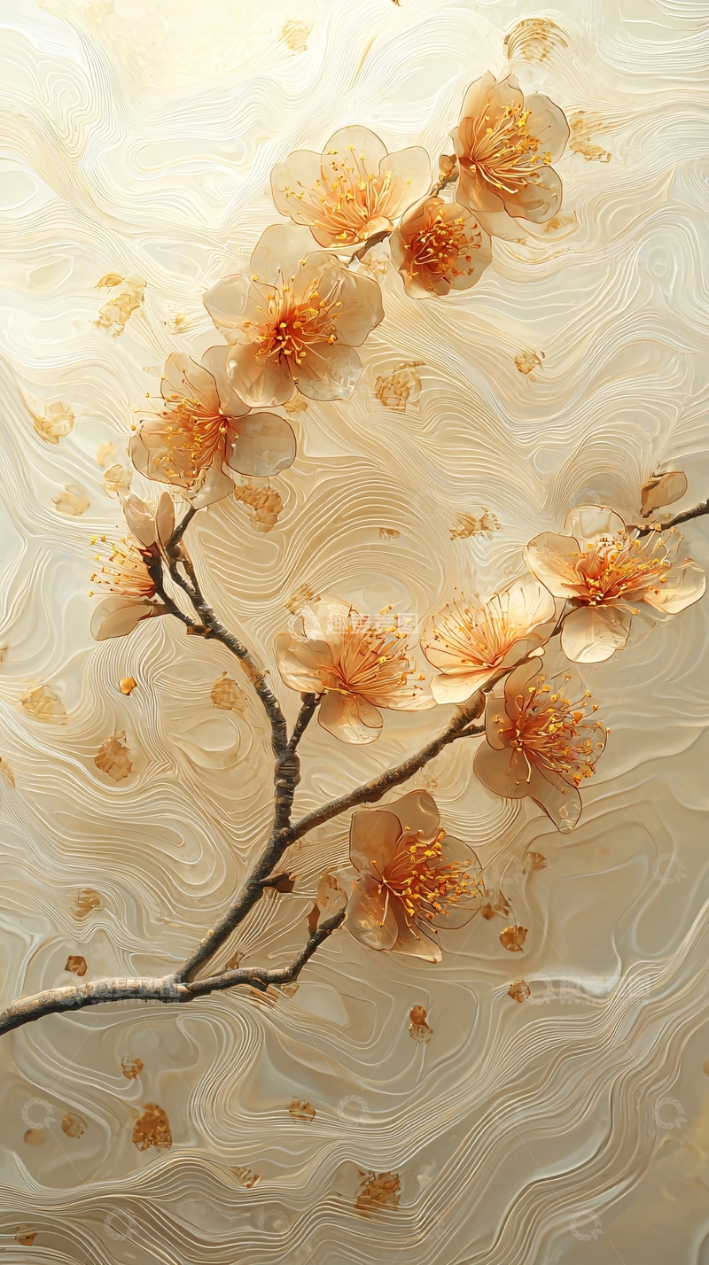 高清大图下载【趣麦麦图】淡雅花卉